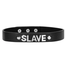 Gustowny Naszyjnik Choker z napisem 